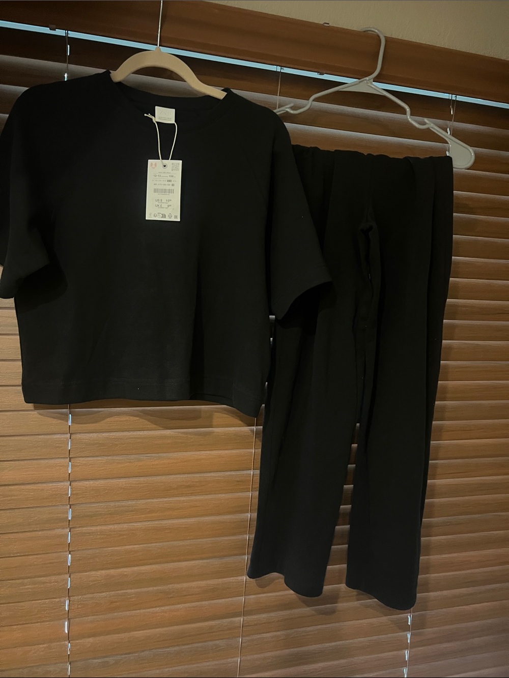 Black kids Lounge Pants & Top Set